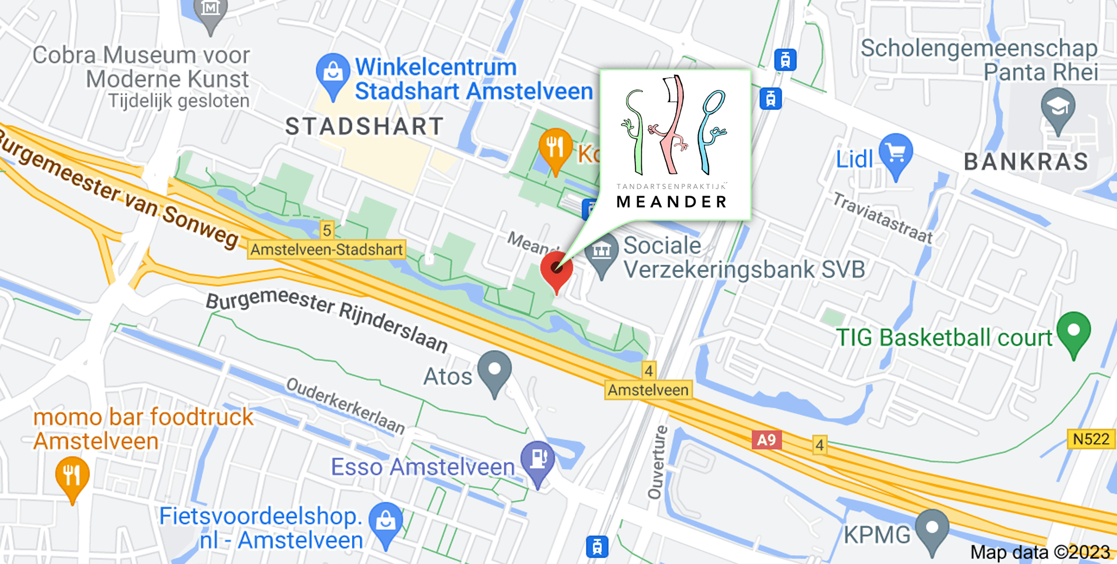 maps naar locatie amstelveen